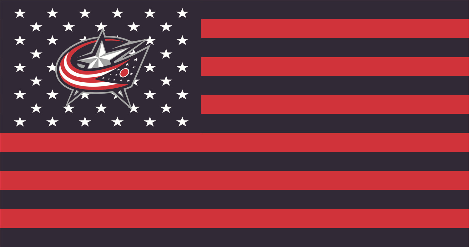 Columbus Blue Jackets Flags iron on heat transfer